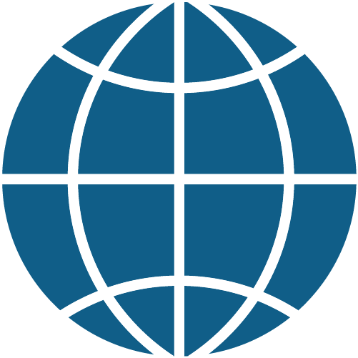 Globe icon.