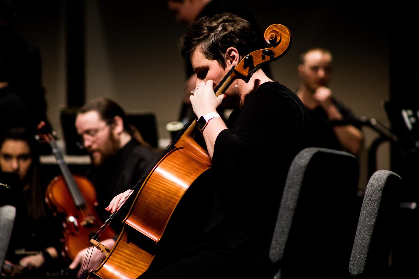 people playing string instruments