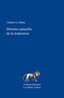 Book cover "Histoire naturelle de la traduction"
