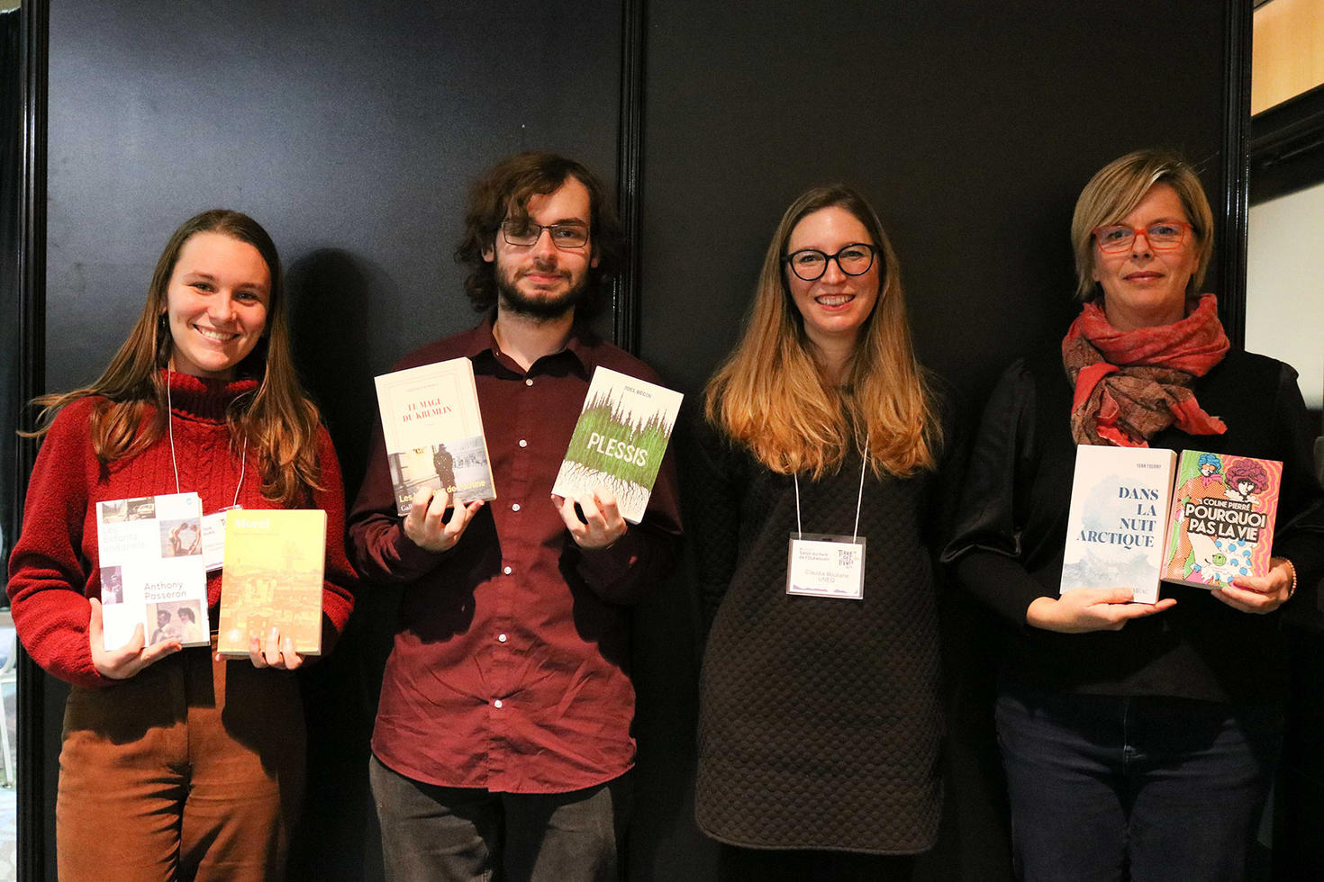 Audrey Sigouin, Antoine Geslin, Claudia Bouliane and Stéphanie Gaudet