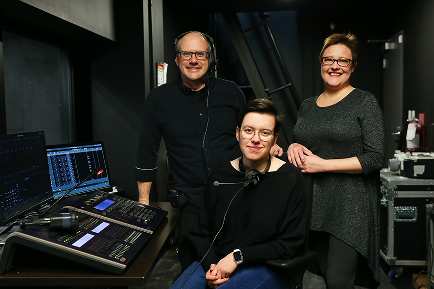 Jon Lockhart, Amélie Mercier, and Tina Goralski