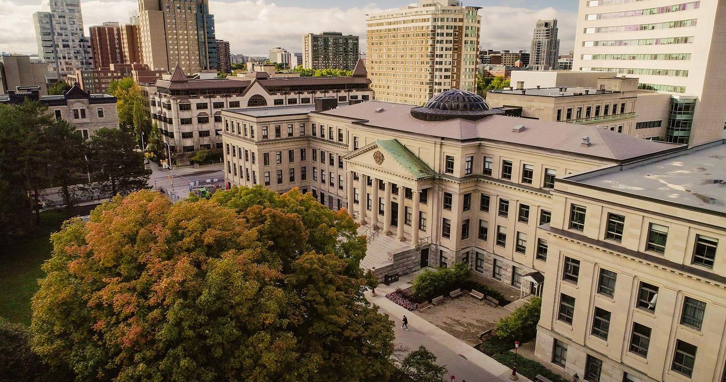 View on the uottawa campus