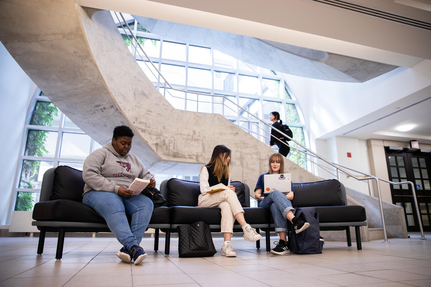 Students seated in the main hall of the Arts building