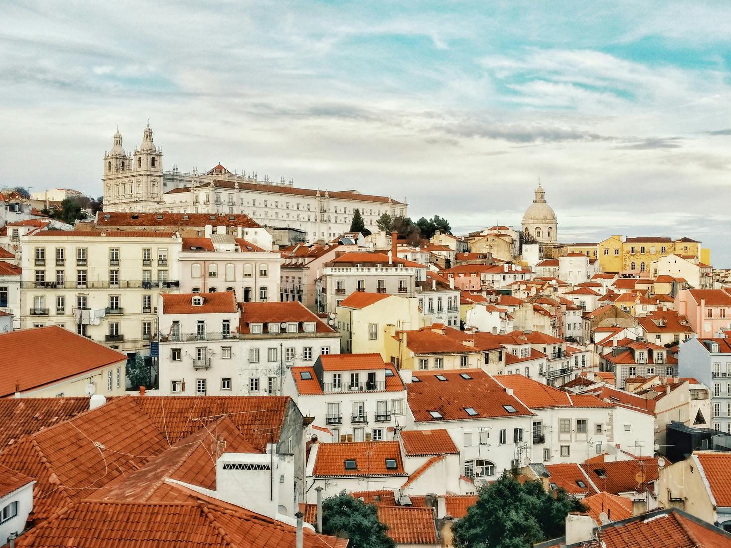 Skyline of Alfama, Portugal