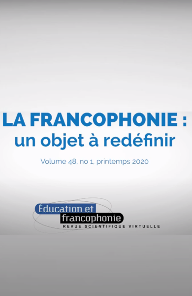 La francophonie un objet à redéfinir