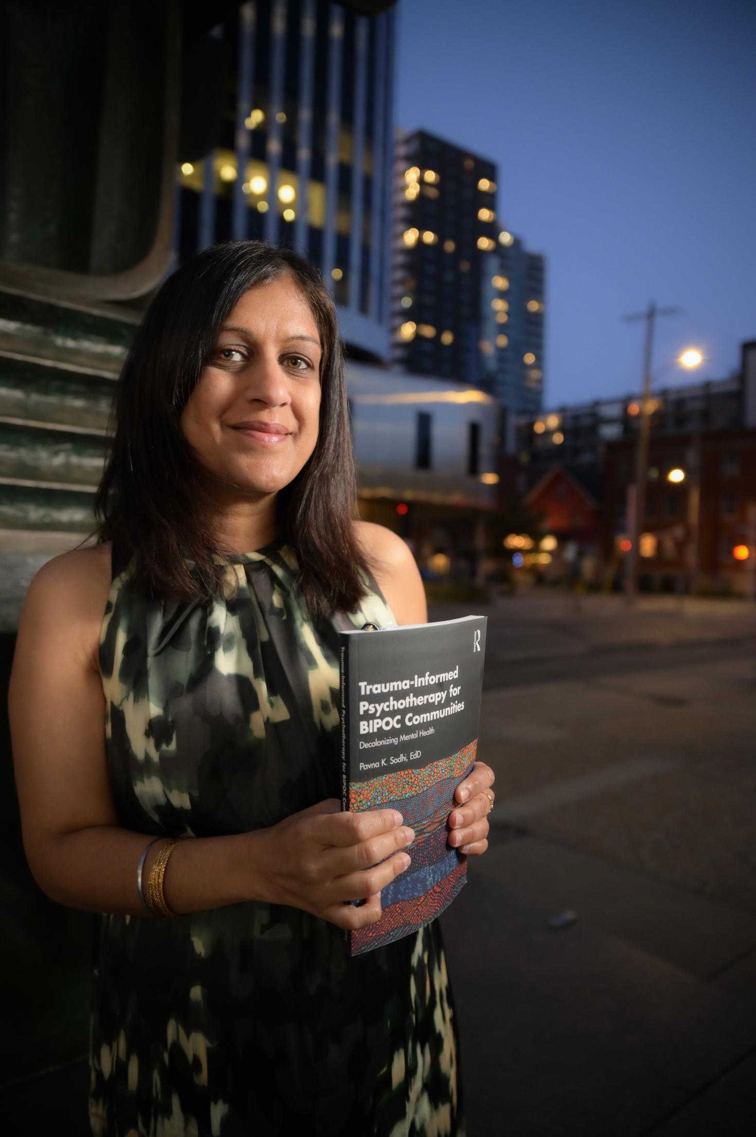 Pavna Sodhi with her book