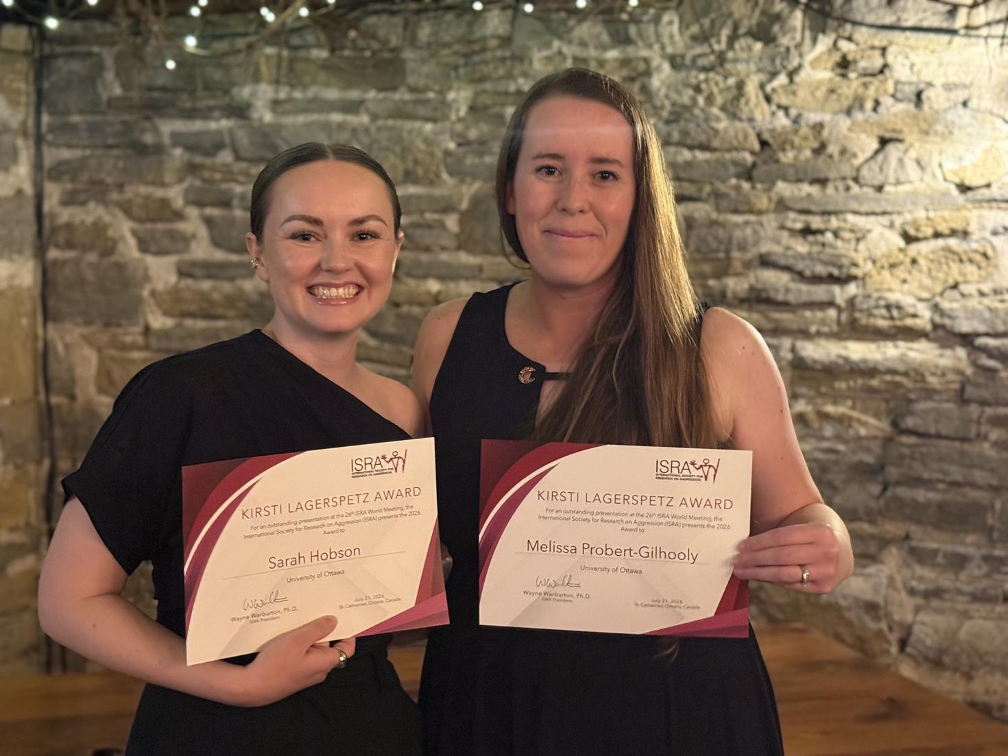 Sarah Hobson, Melissa Probert Gilhooly