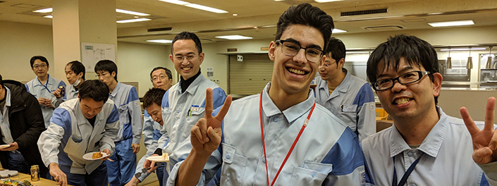 Sheldon Harrison during his CO-OP placement.