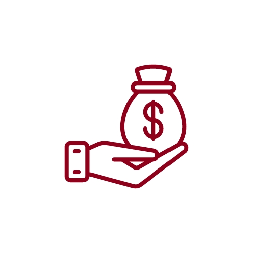 Hand holding a grant