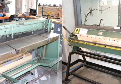 Sheet metal tools.