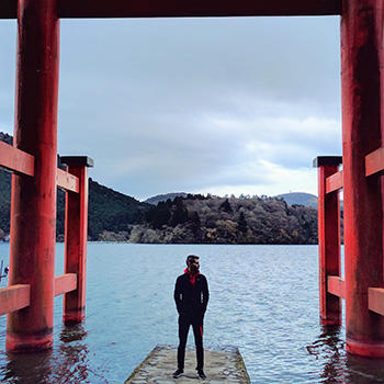 Andrés Marsik in Japan.