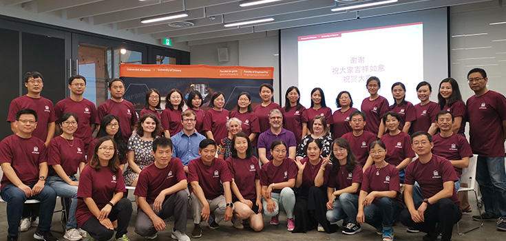 Group photo of International Teacher Training Program participants.