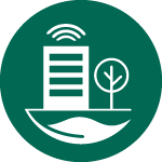 Icon for green infrastructure.