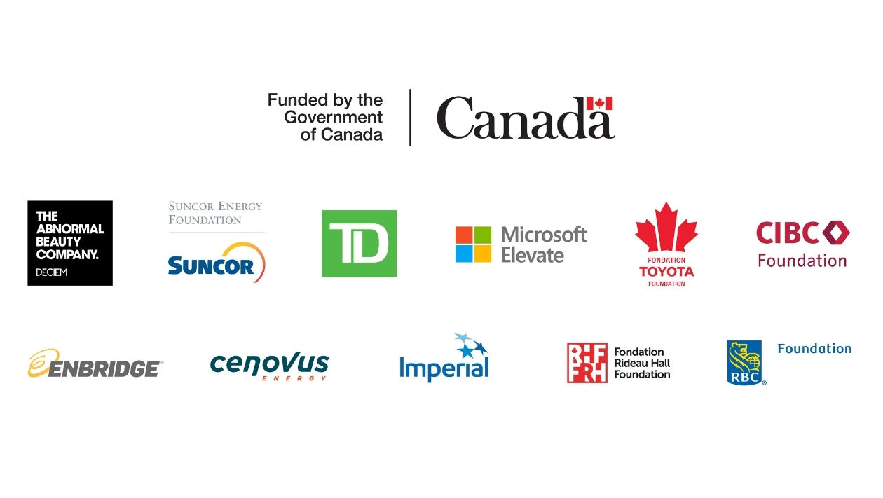 2026-2027 Actua National Funders logos.