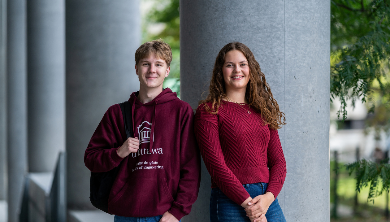 William Lane (left) and Alexandria McCully (right).