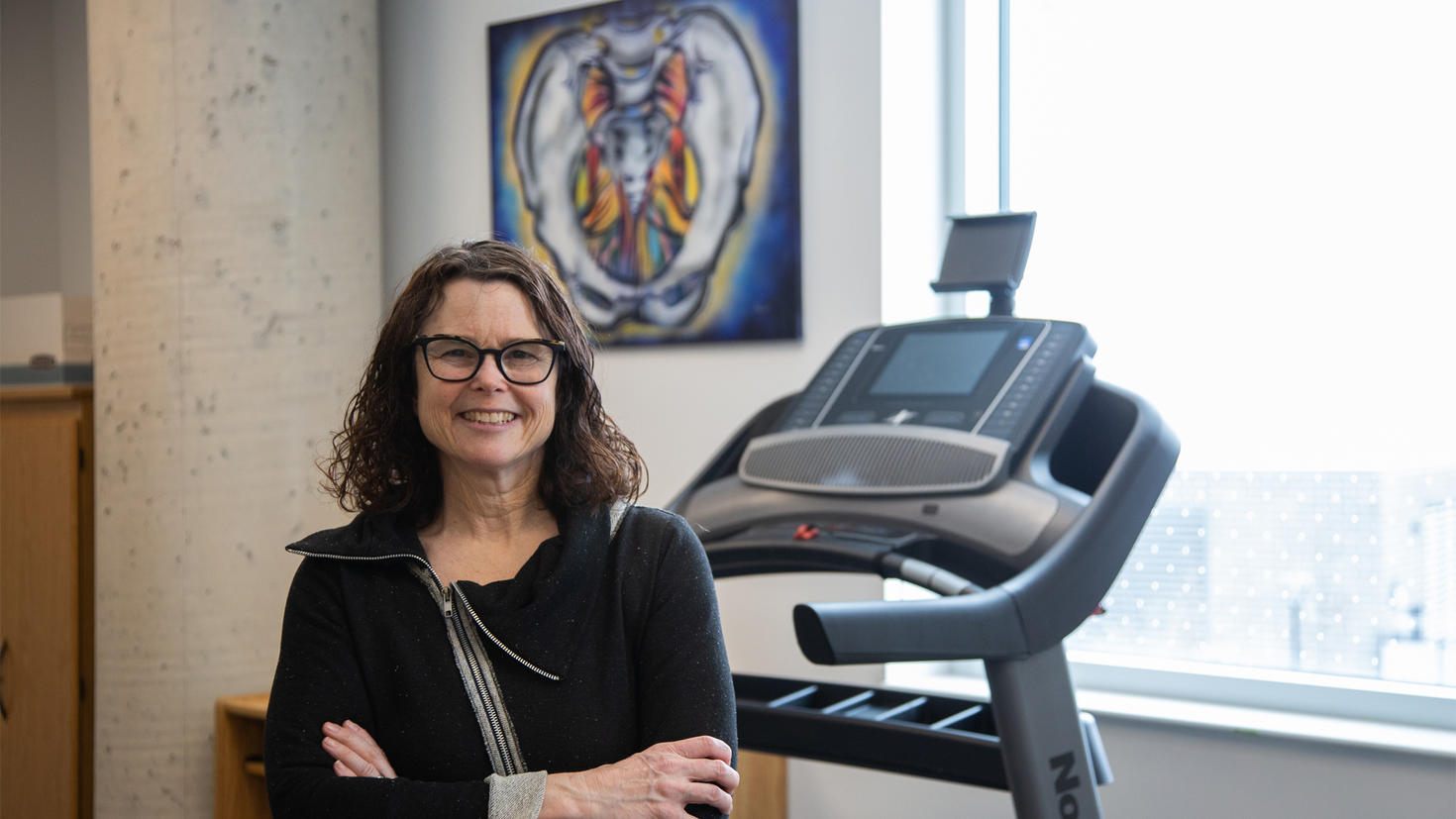 Linda McLean in her lab