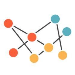 Logo of the centre - network diagram