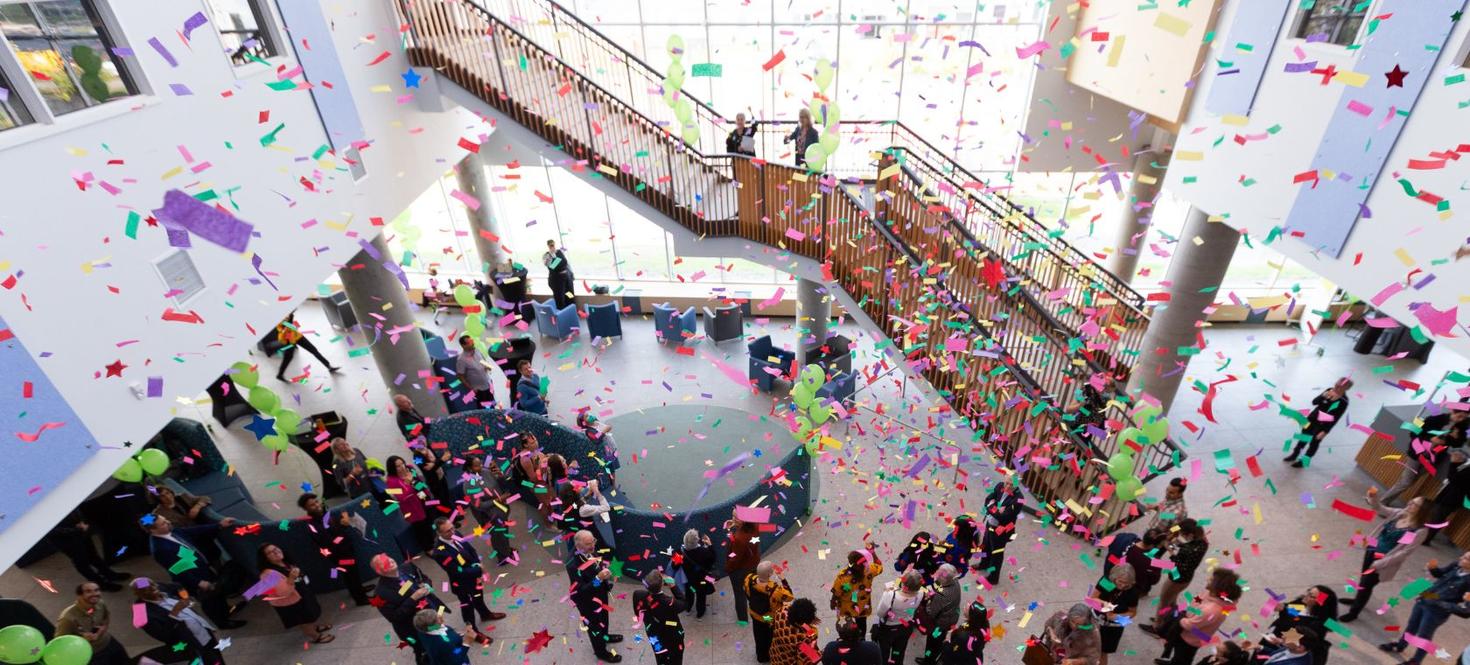 Confetti at Lees Launch Ceremony 2023
