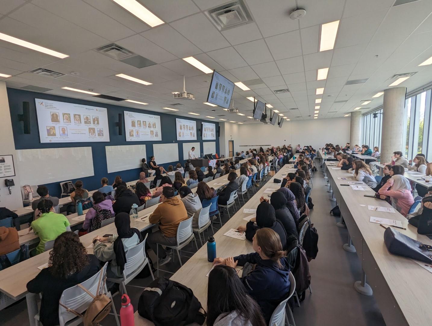 Students in a classroom