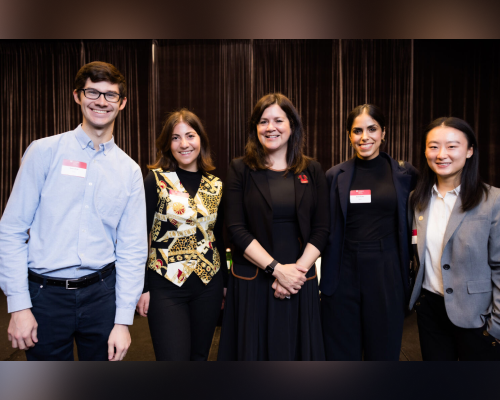 Justice O'Bonsawin, Sean Ovas, Sara Shams, Lauren Grammer