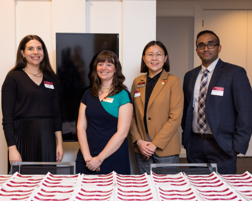 Laura, Michelle Liu, Kavi Sivasothy and Alex Waite