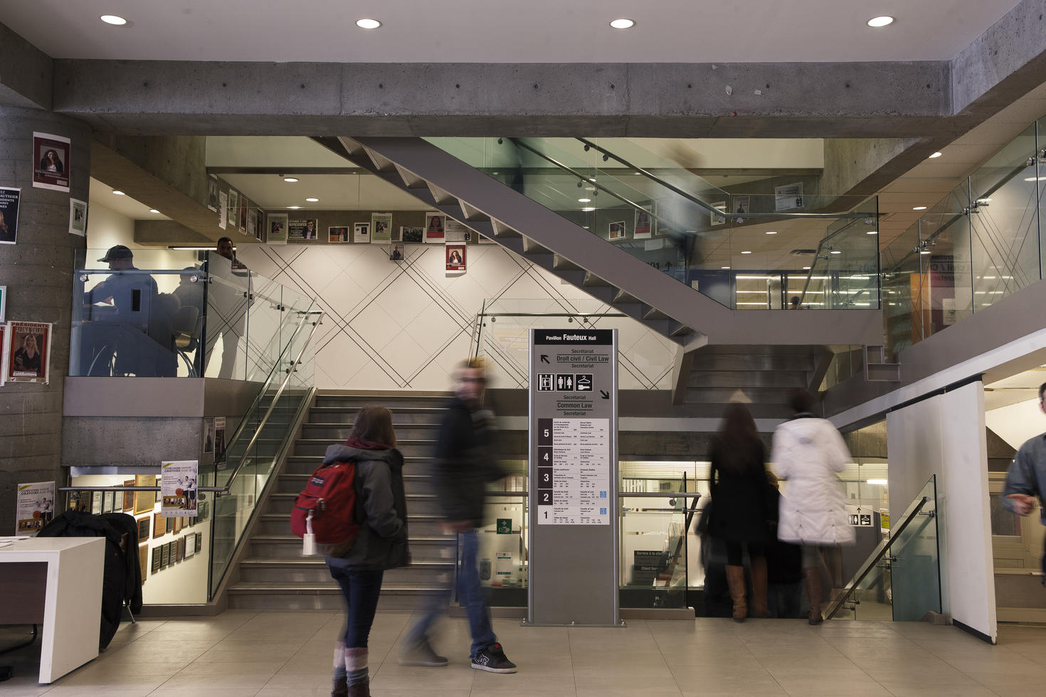 interior view of Fauteux entrance hall