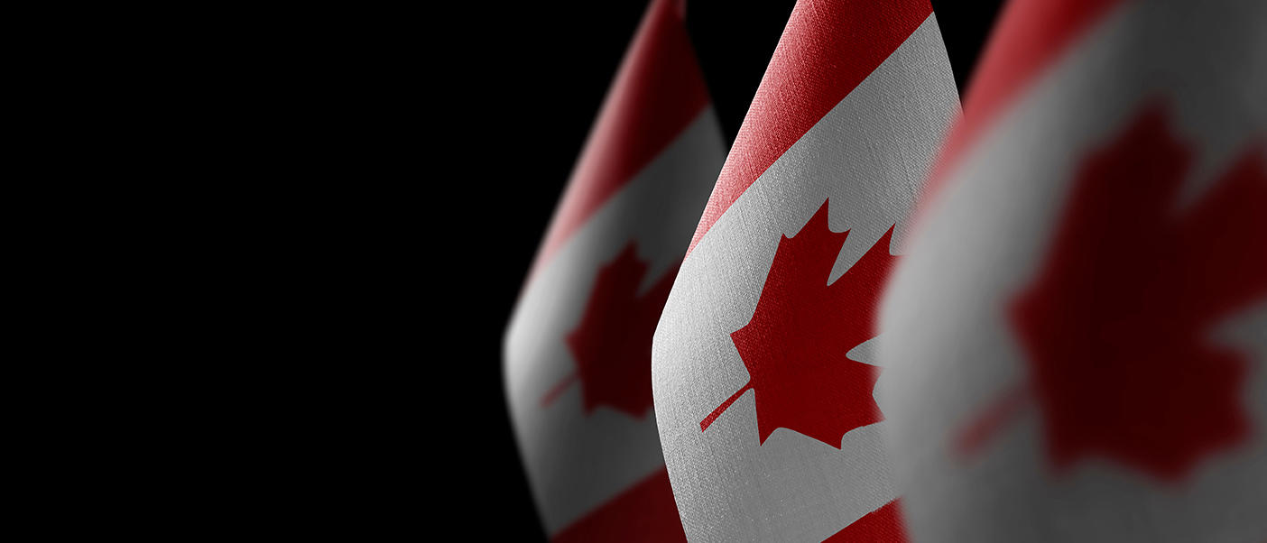 3 canadian flags