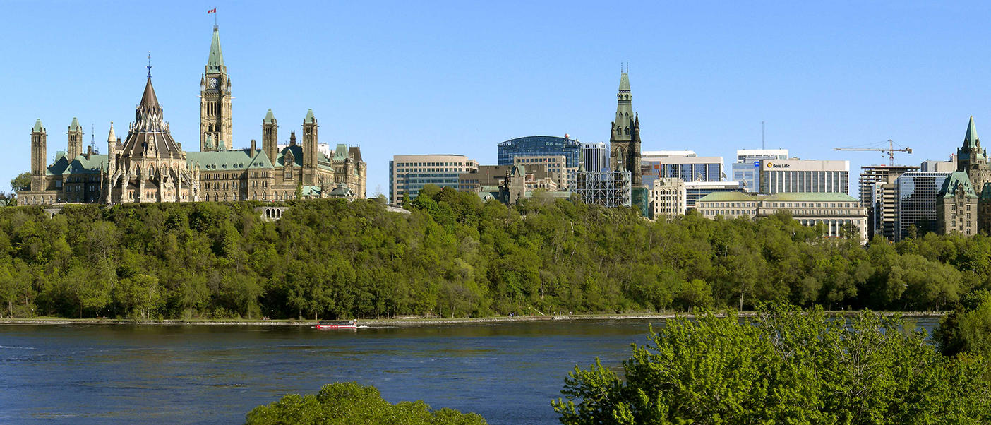 view of Ottawa  from the river