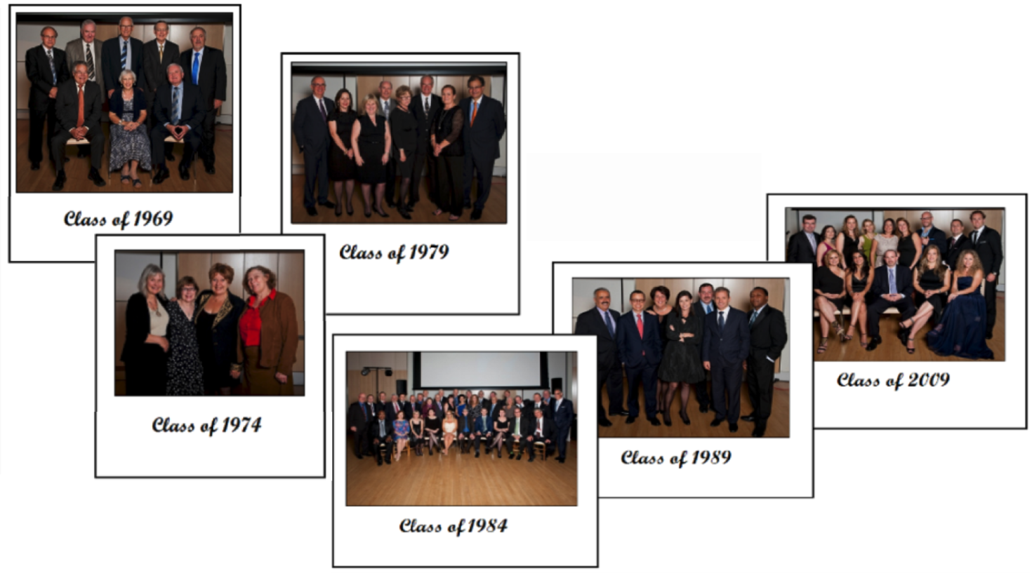 Classes of 1969 to 1984