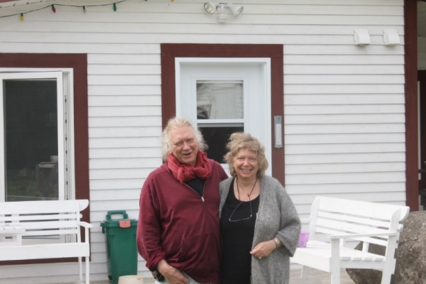 Katherine and Fred in Portland, Bonavista Bay. (Photo: Peter Armitage)