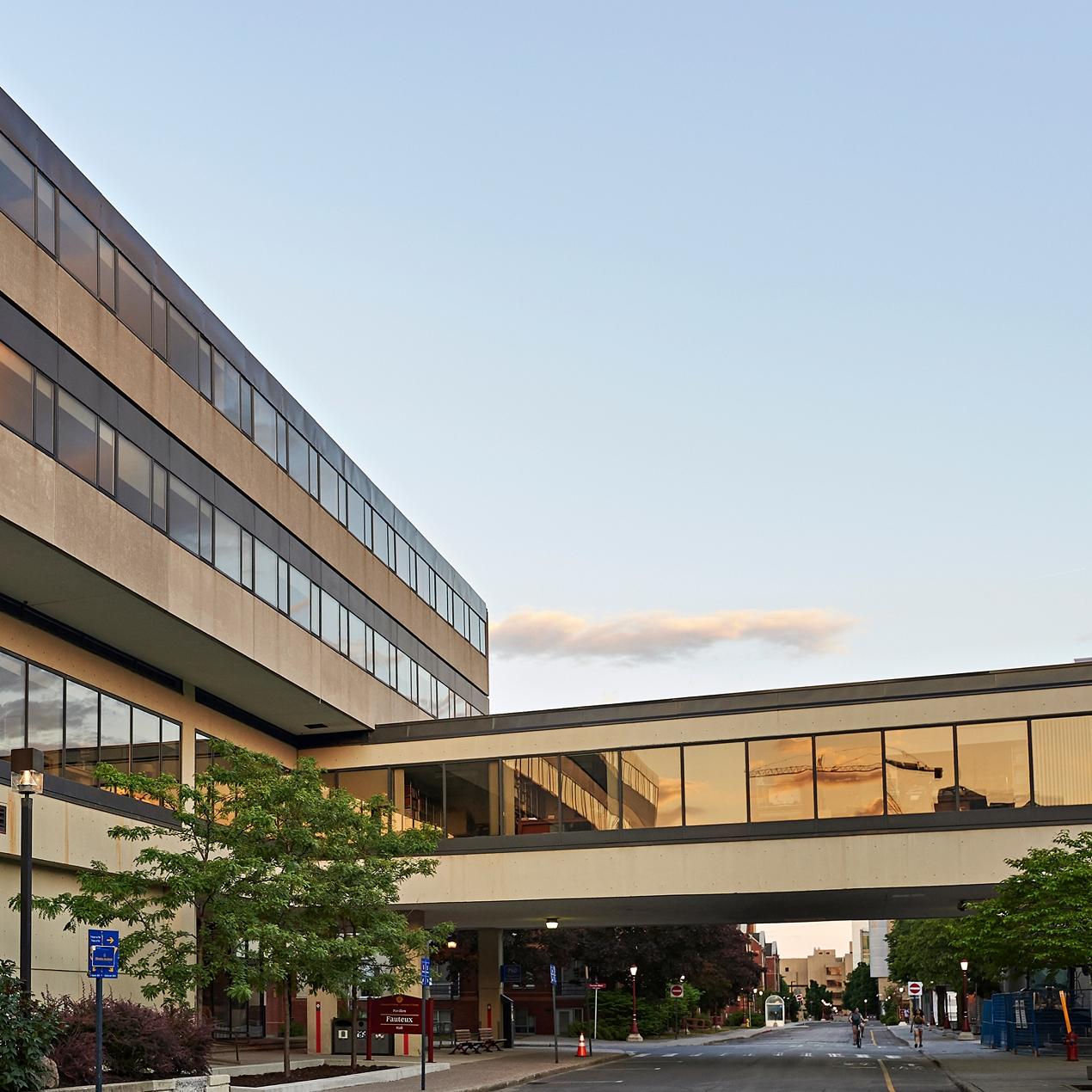 Fauteux building in summer