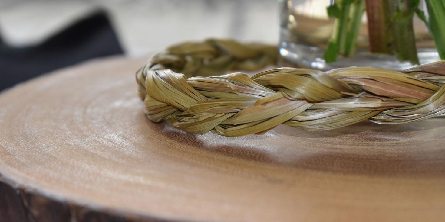 Braided sweetgrass