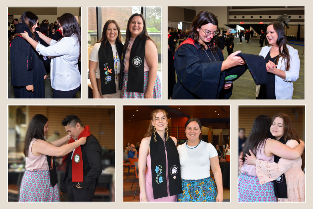 collage of beaded stoles