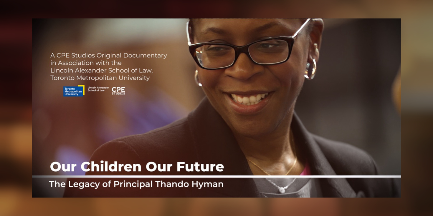 Still from the documentary Our Children Our Future : The Legacy of Principal Thando Hyman