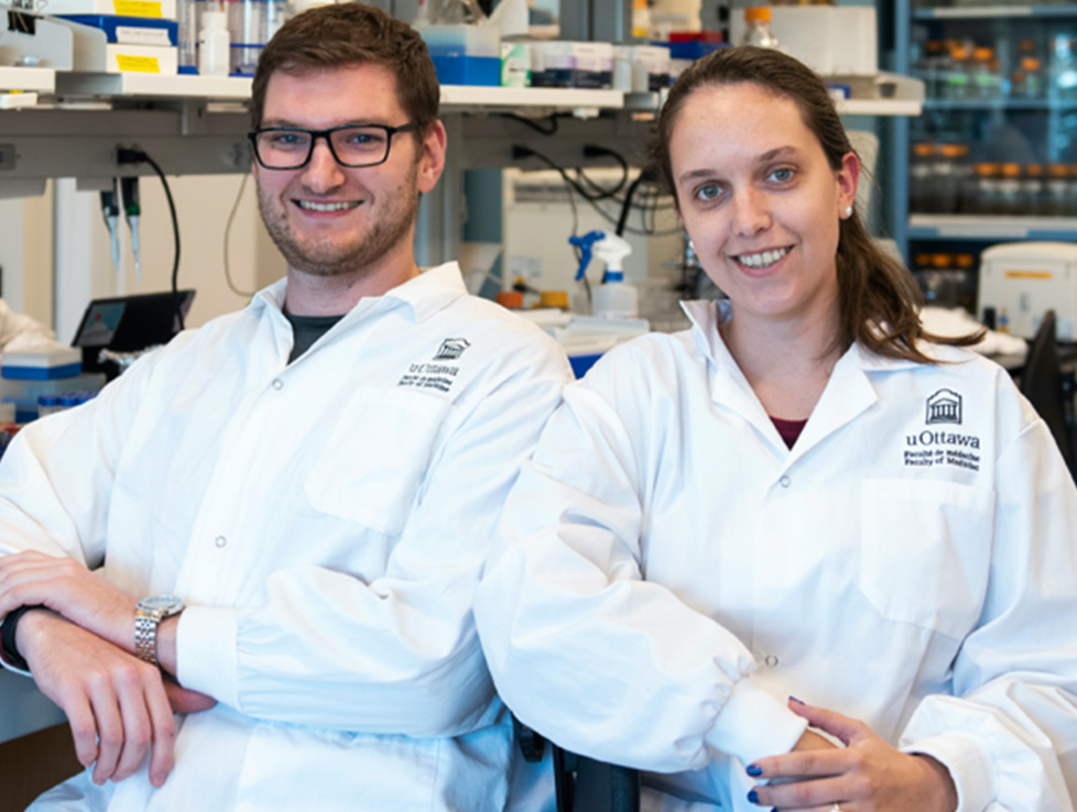 medicine students smiling at camera