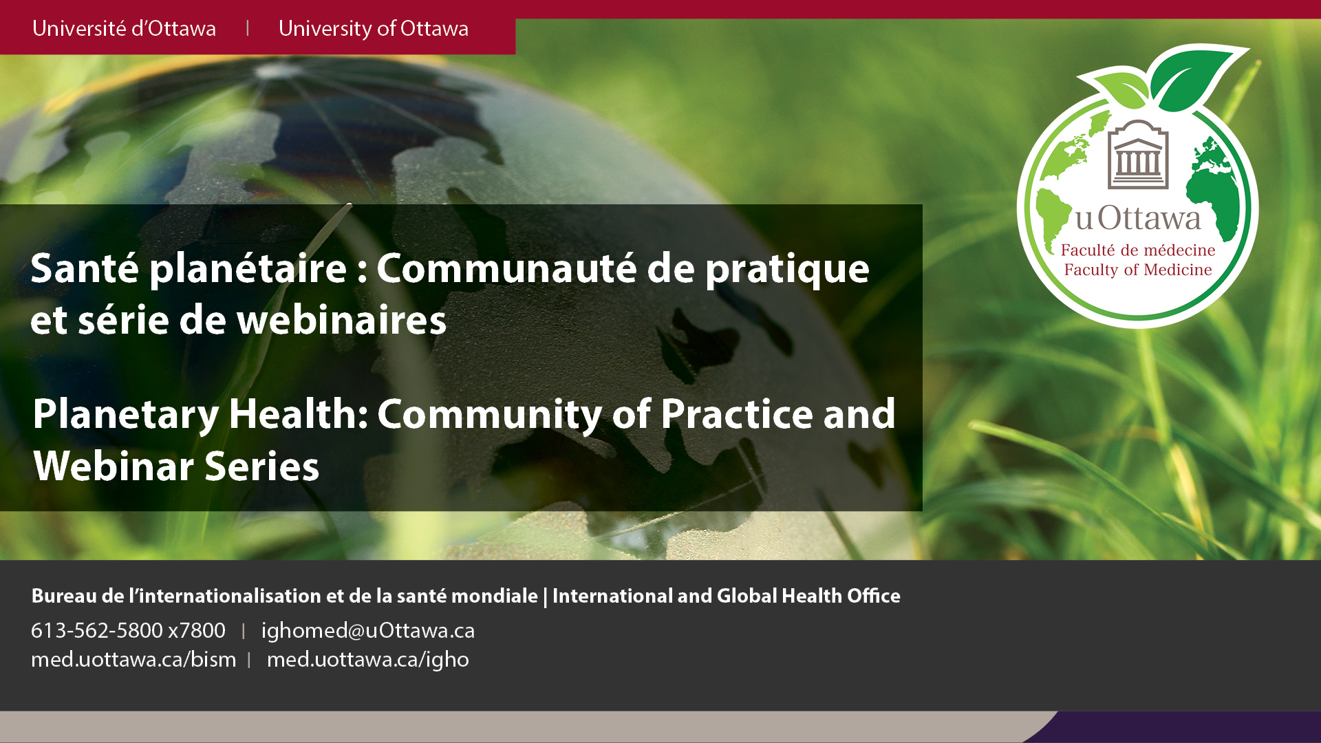 General Banner of planetary health community