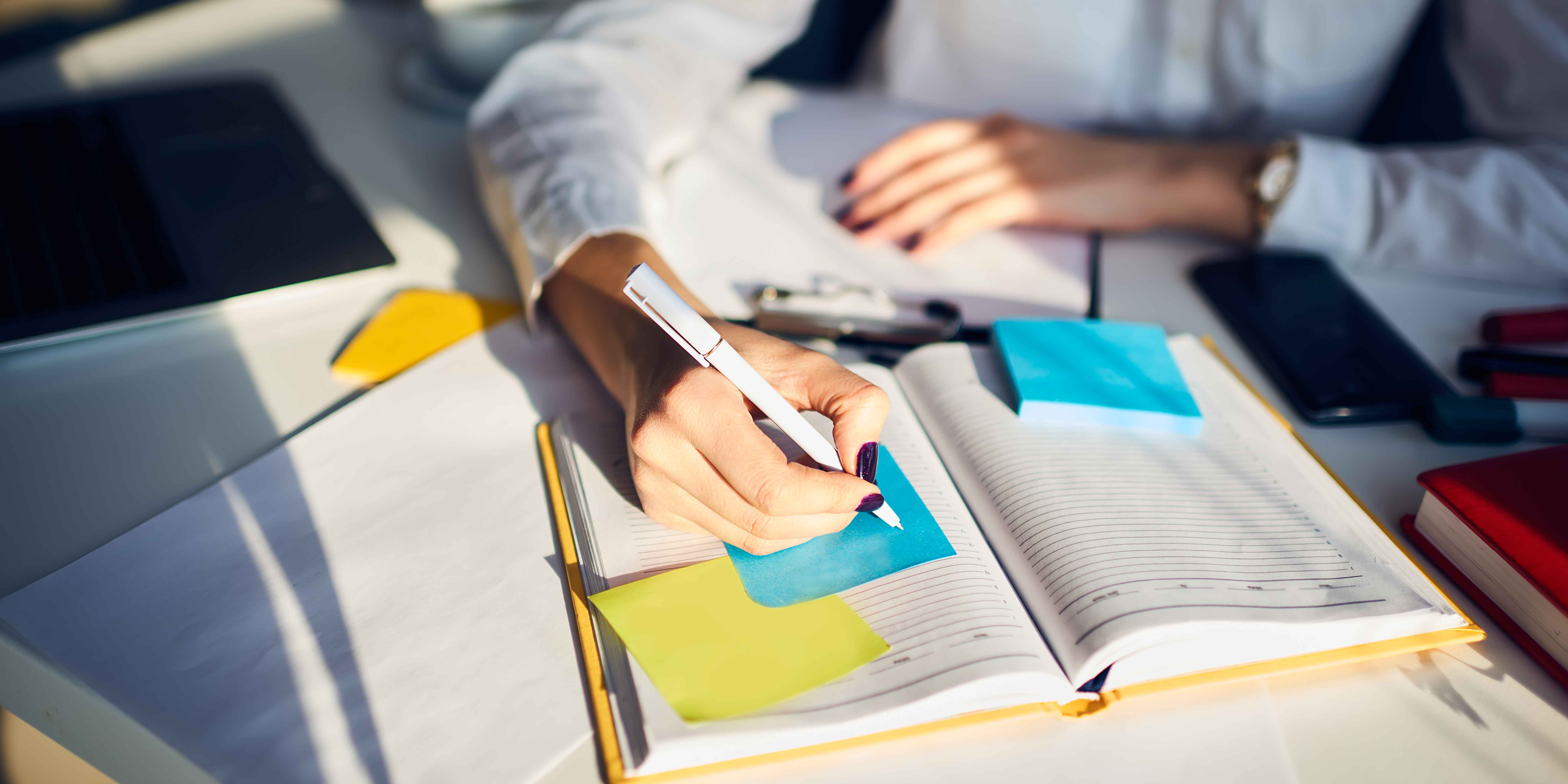 student preparing his admission 