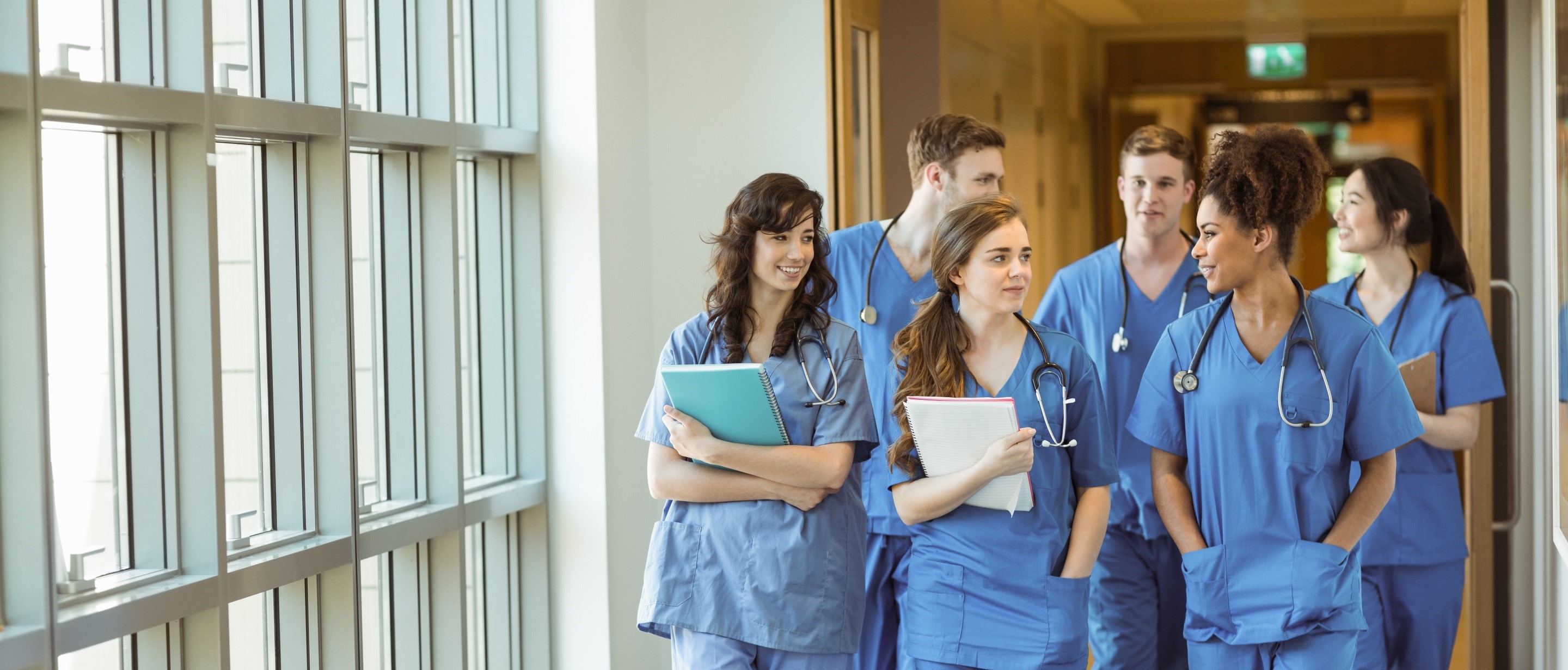 group of medical students