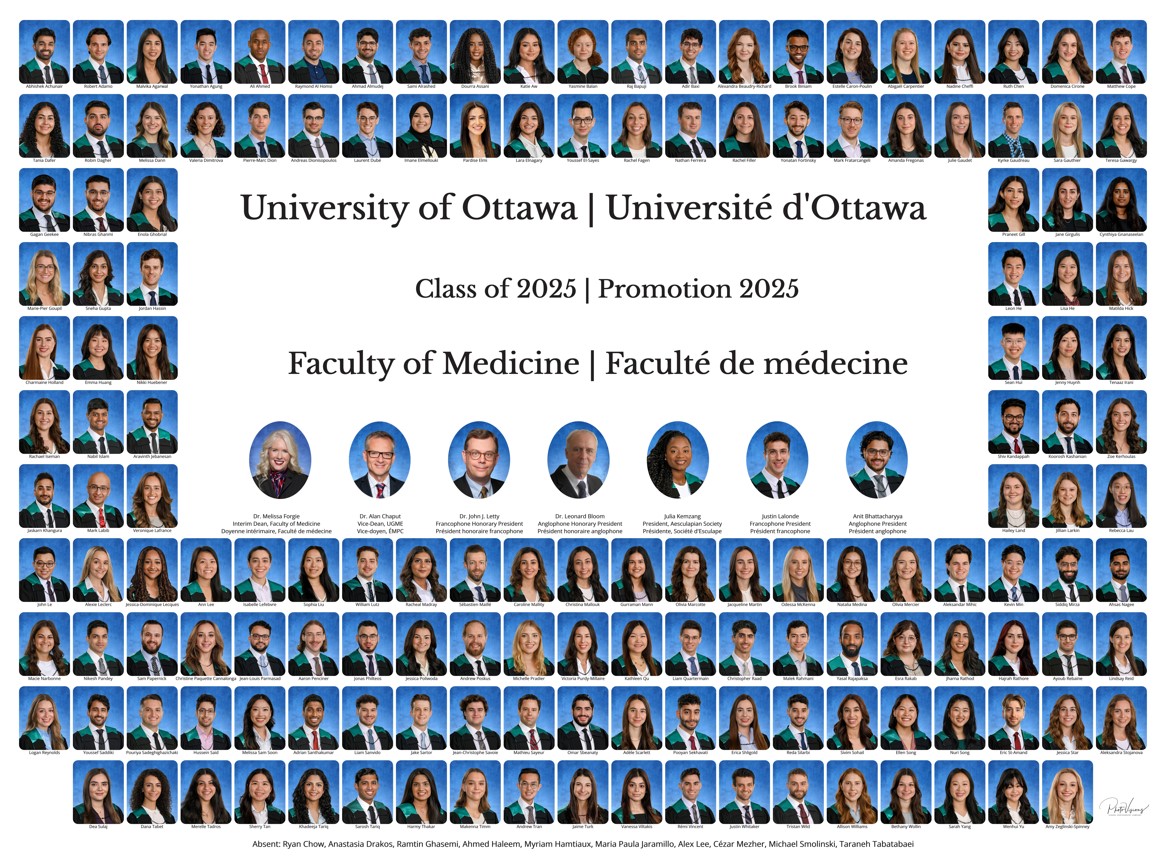 Faculty of Medicine class composite for 2025