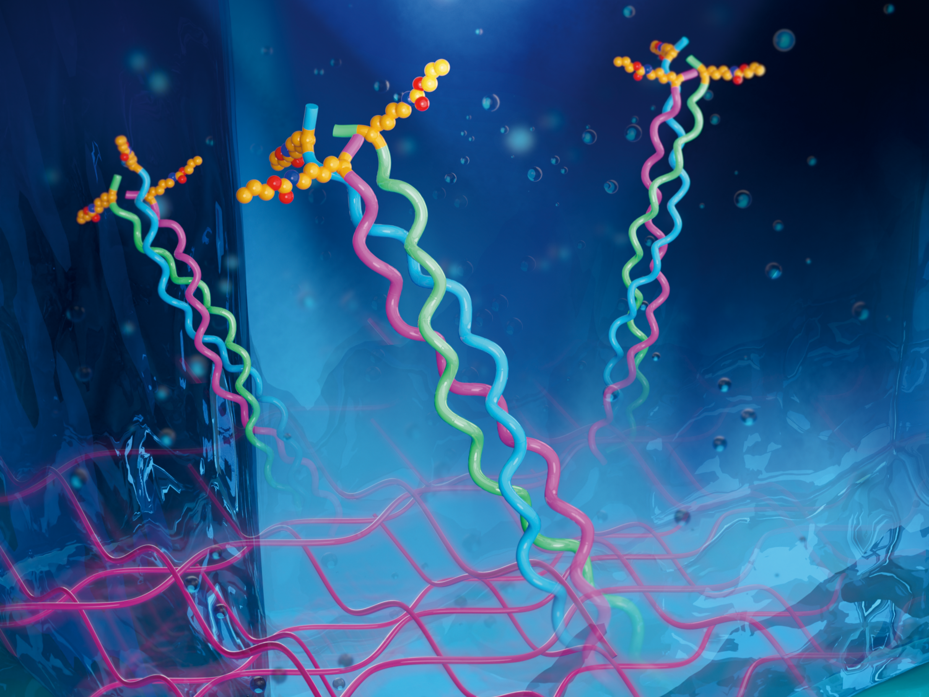 illustration of synthetic peptides 