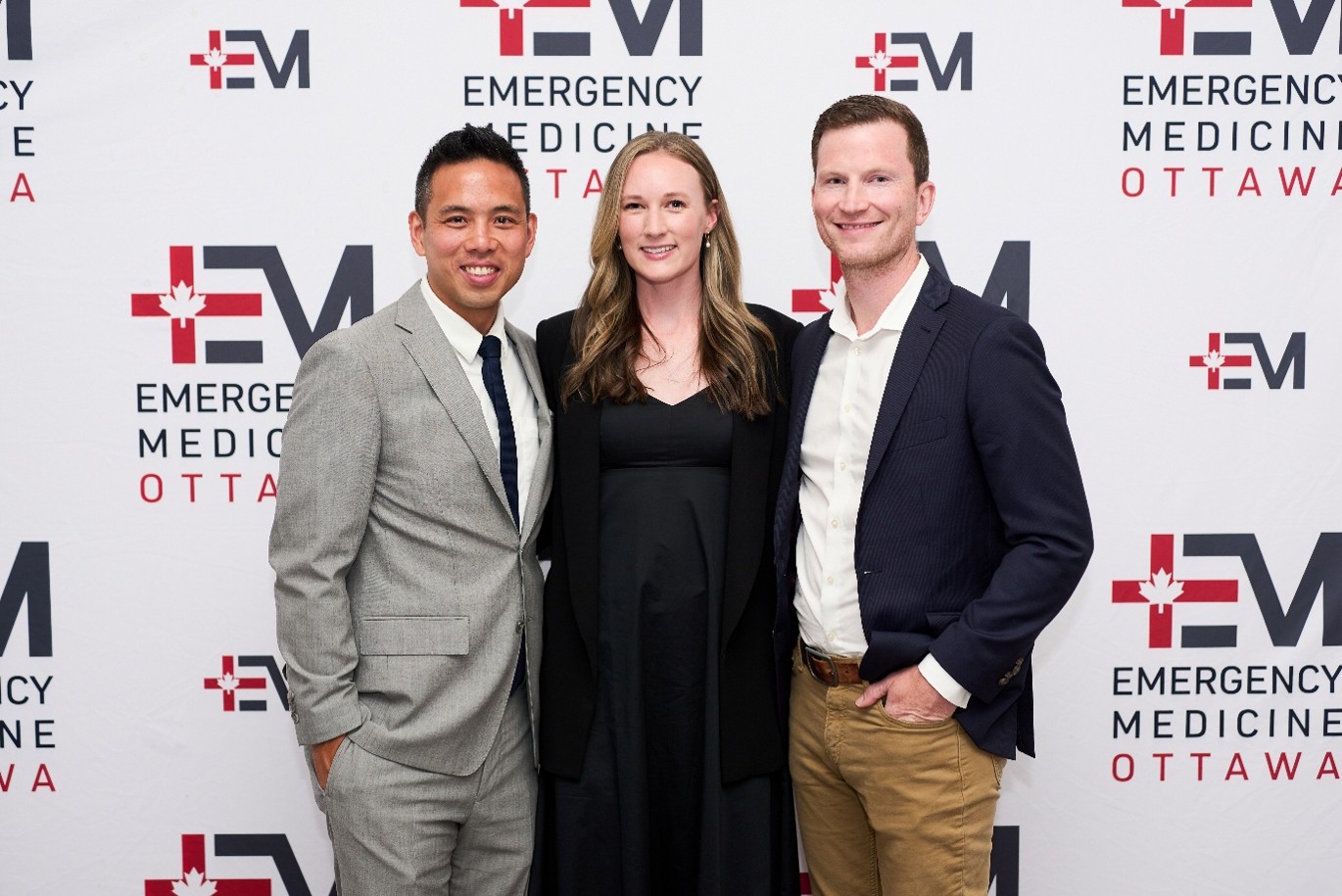 Pictured above left to right, Dr. Michael Ho (APD), Dr. Kathleen O’Connell (APD), Dr. Jeff Landreville (PD)