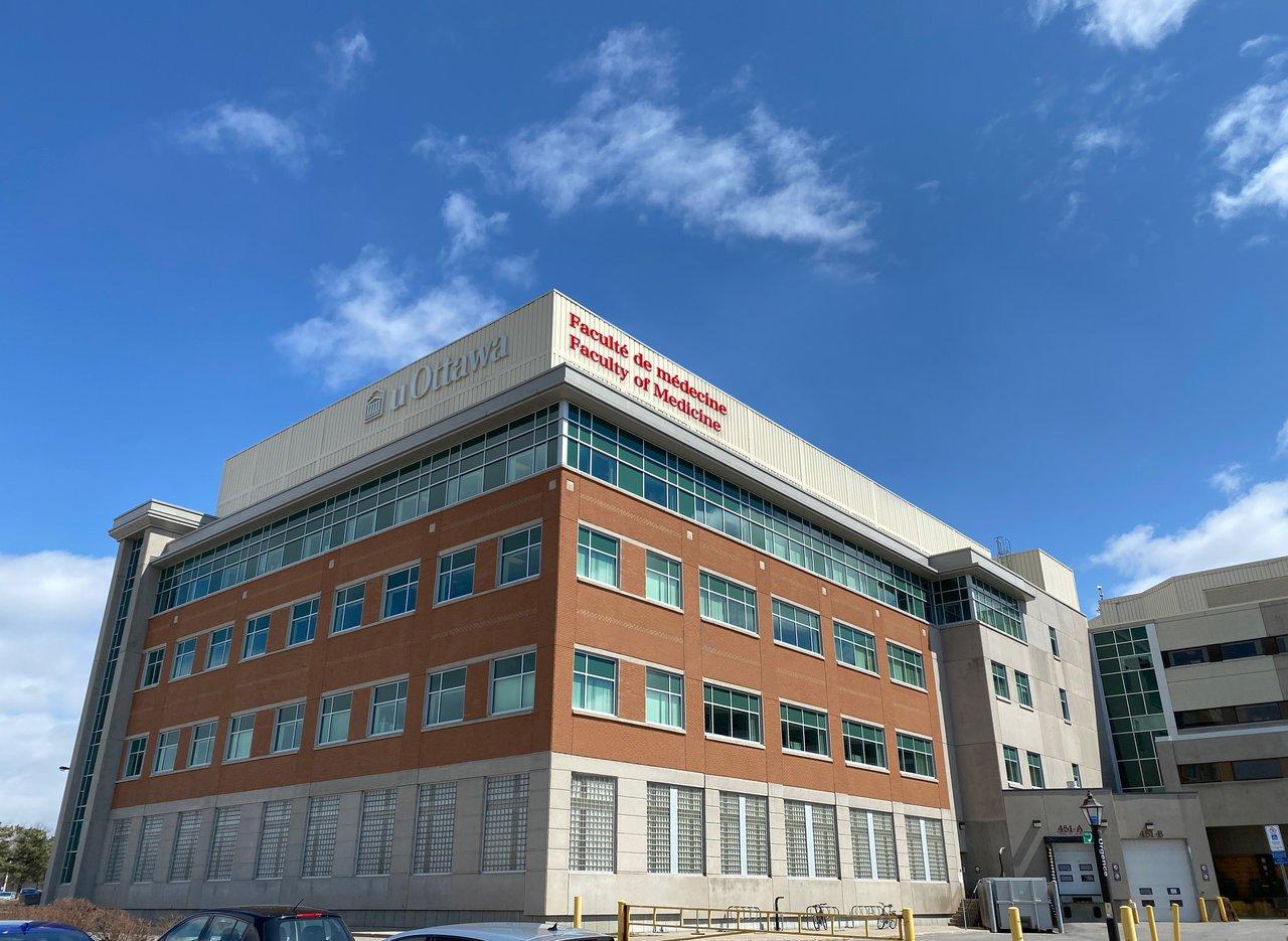 Exterior view of Roger Guindon Building