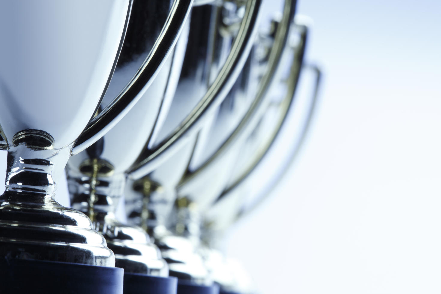 Row of trophies