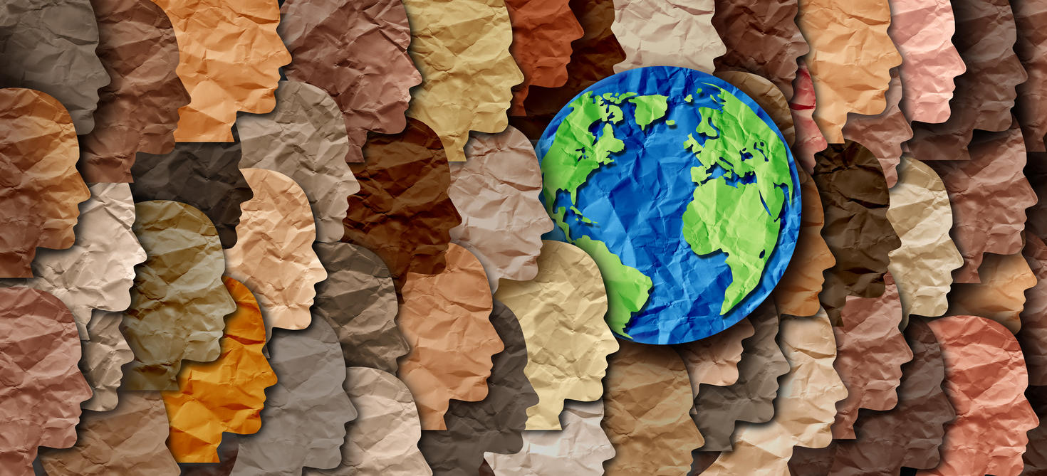 Diversity and cultural celebration as diverse global cultures and multi-cultural unity.