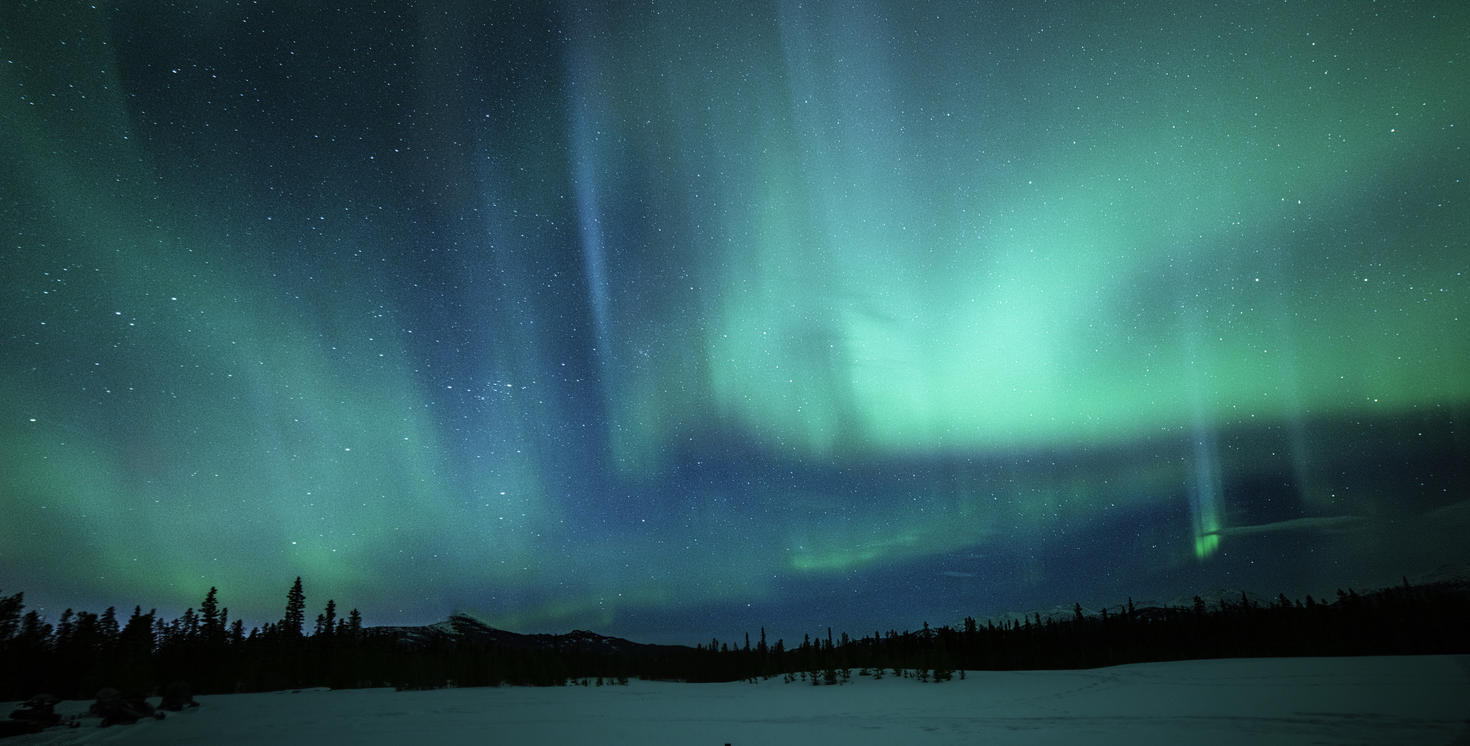 Northern lights, Yukon Territory