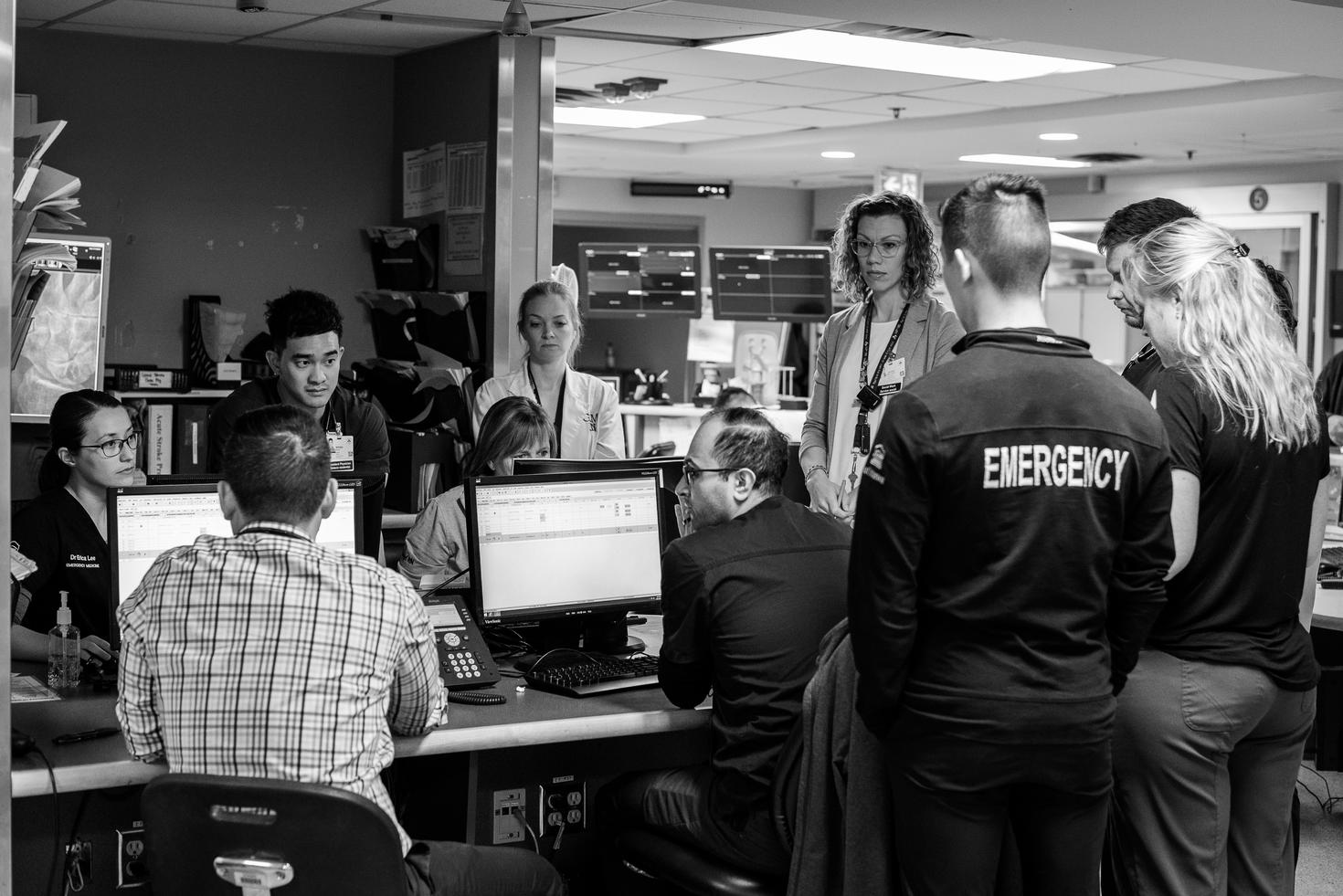 Group of Doctors in Clinical Setting