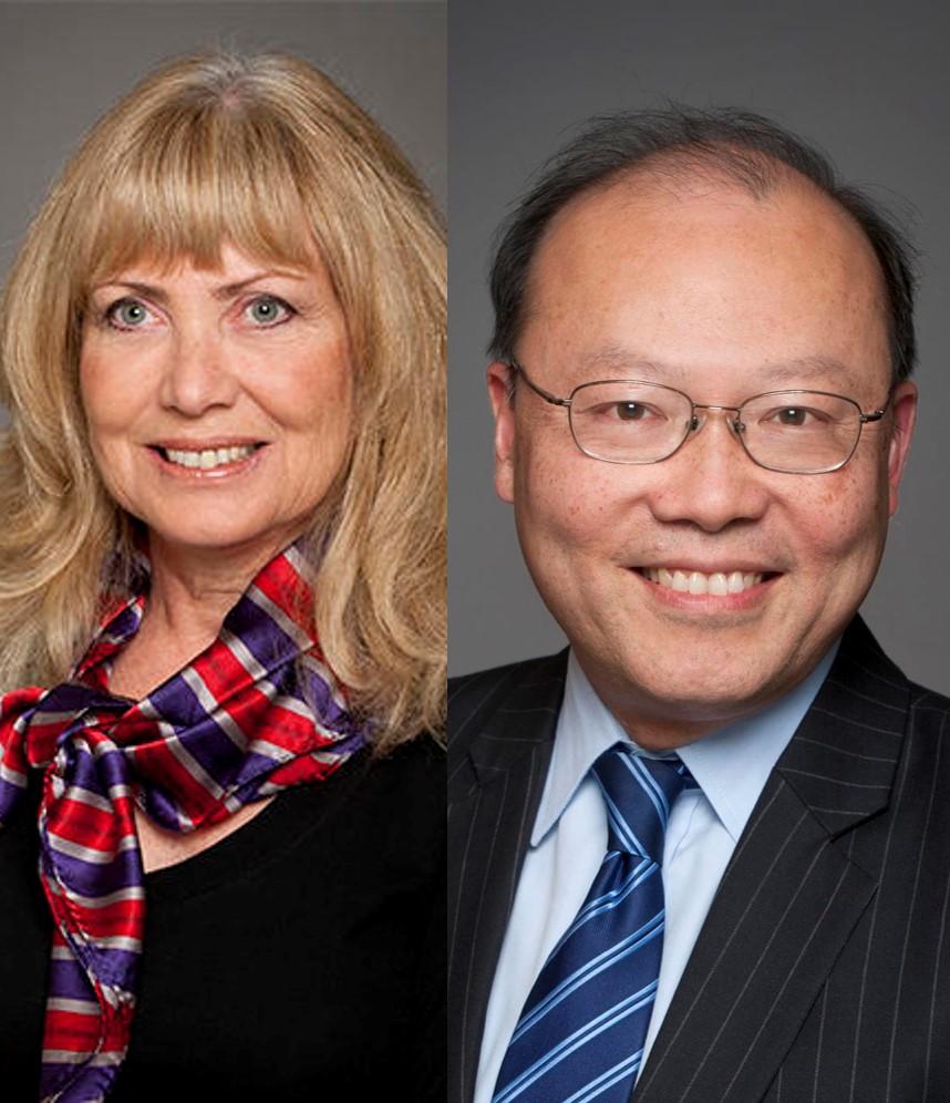 Dr. Ruth Slack and Dr. Peter Liu