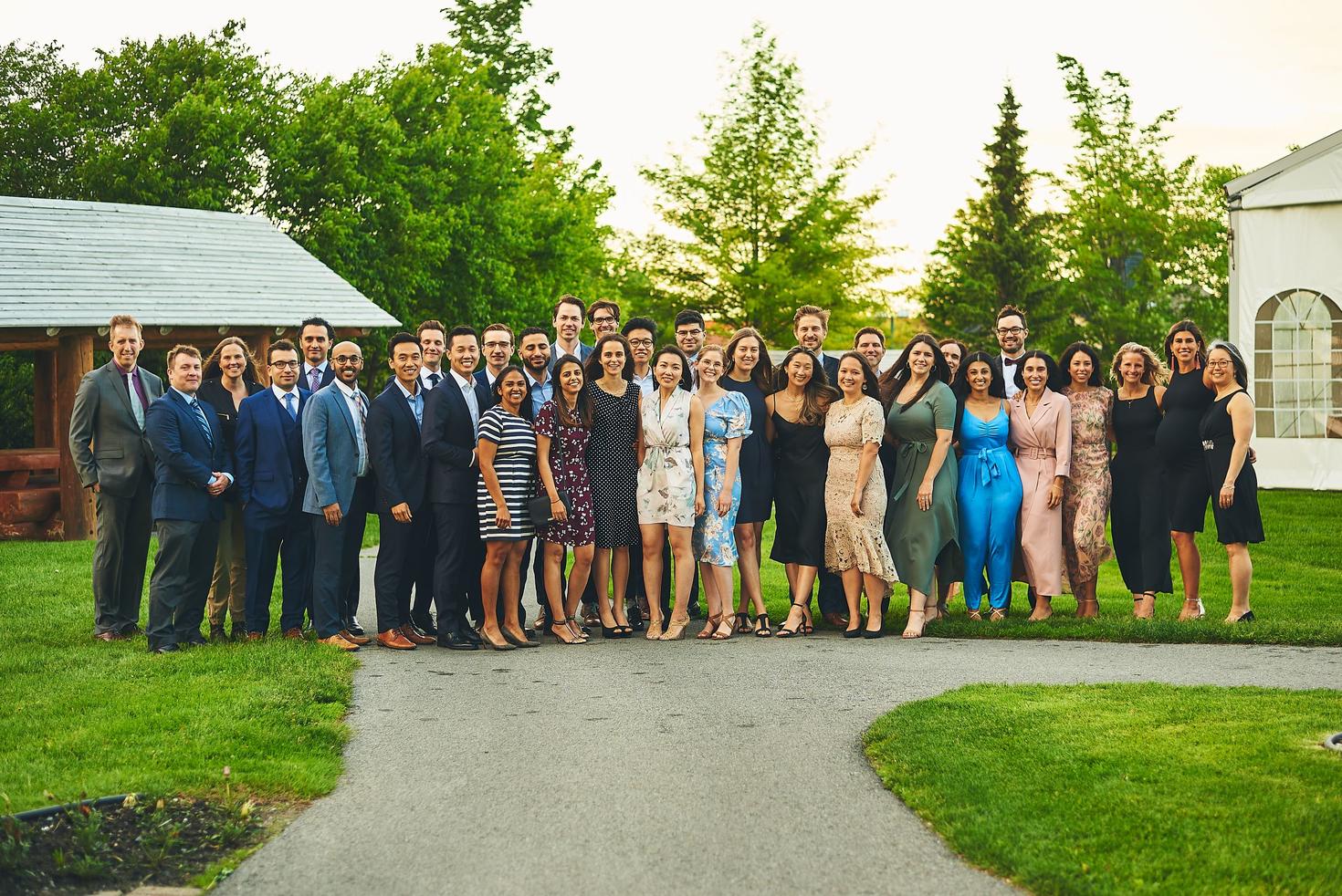 a group of people posing for an image