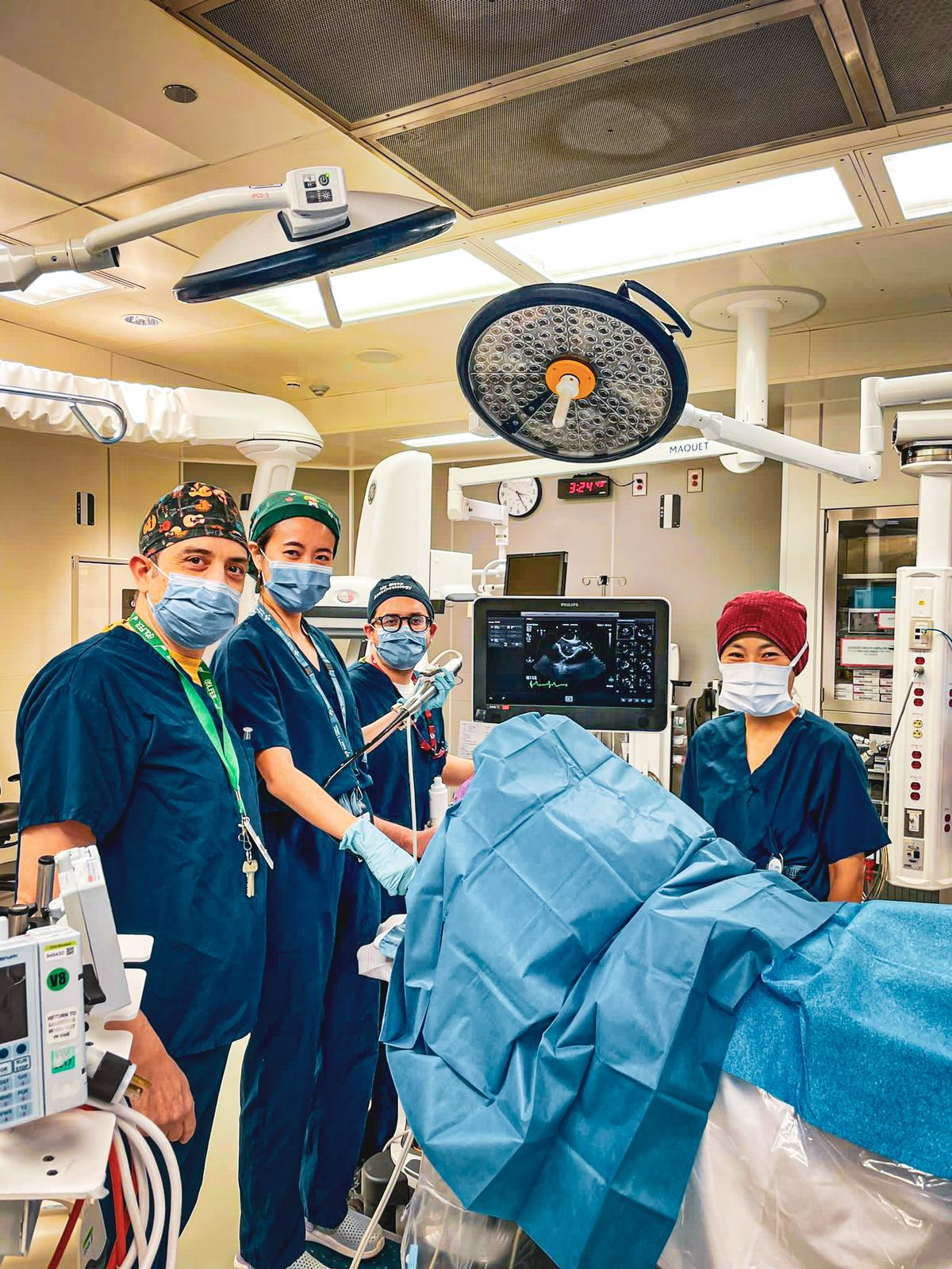 doctors performing operation