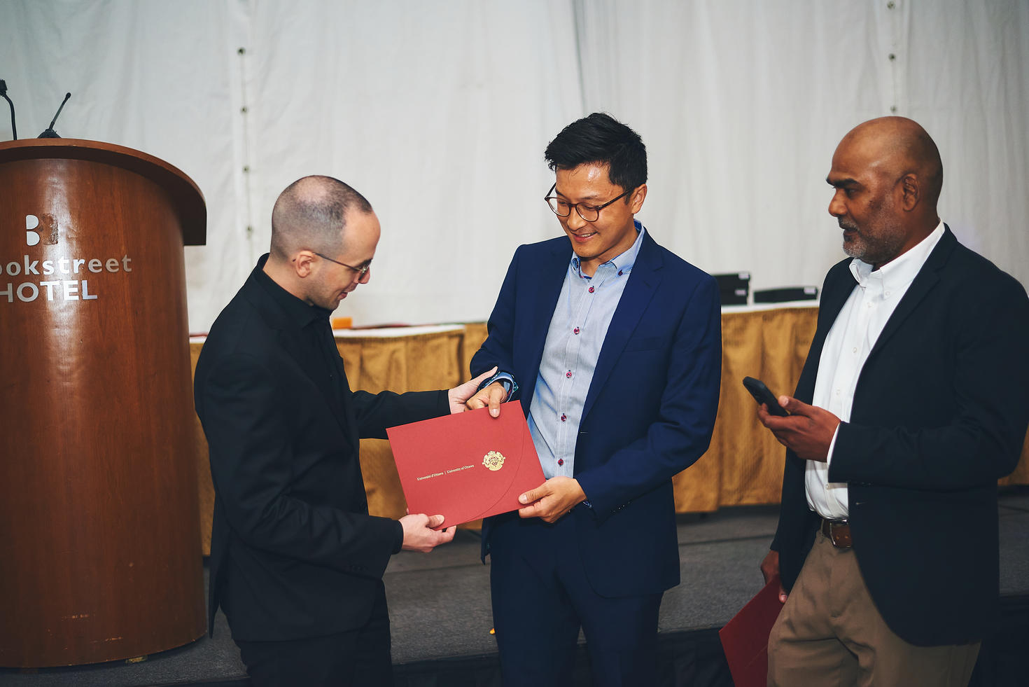 Award being presented at the 2022 Annual Department of Anesthesiology and Pain Medicine Awards Dinner.